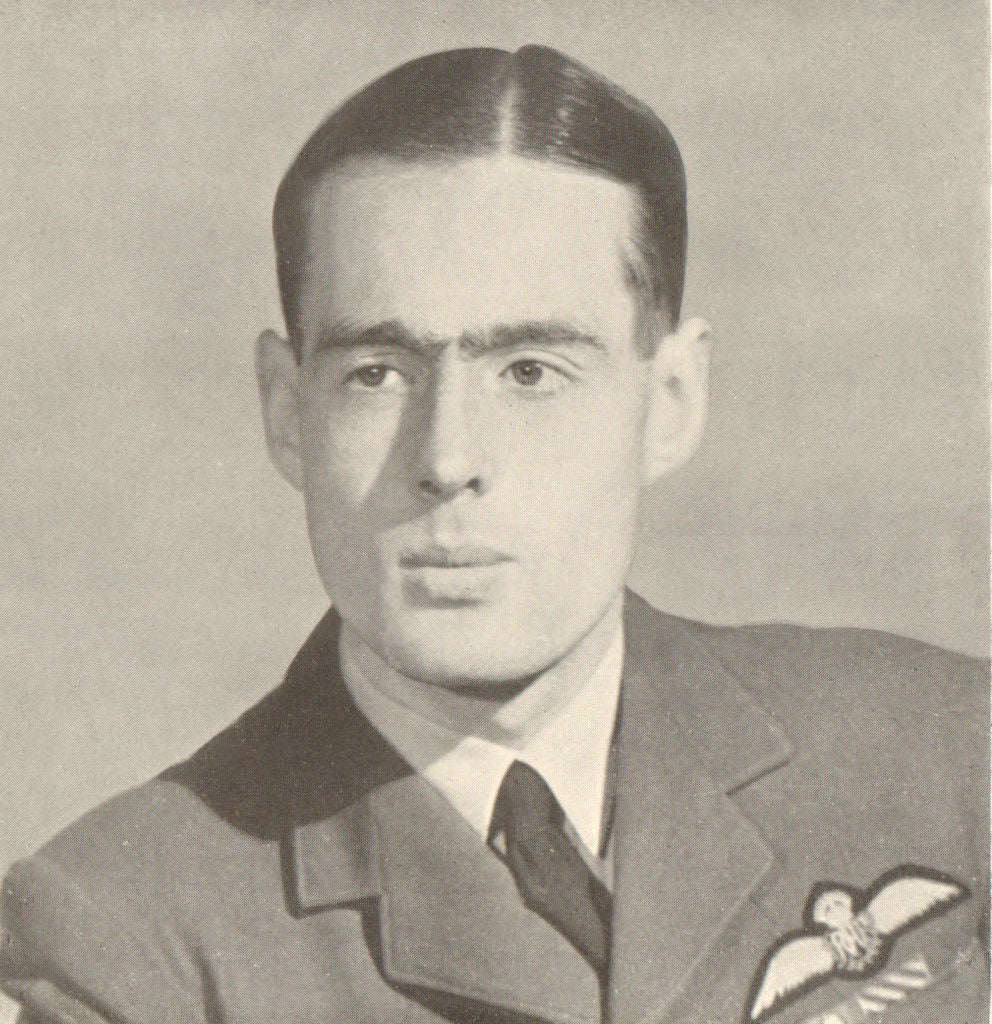 Wing Commander Leonard Cheshire VC. World War 2. Royal Air Force 1954 print